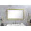 Miroir de salle de bain rectangulaire surdimensionné avec brouillard et intensité variable 42 po X 24 po pour le toilettage
