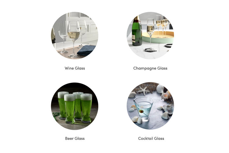 Types of Bar Glasses for Cocktails, Wine & Beer
