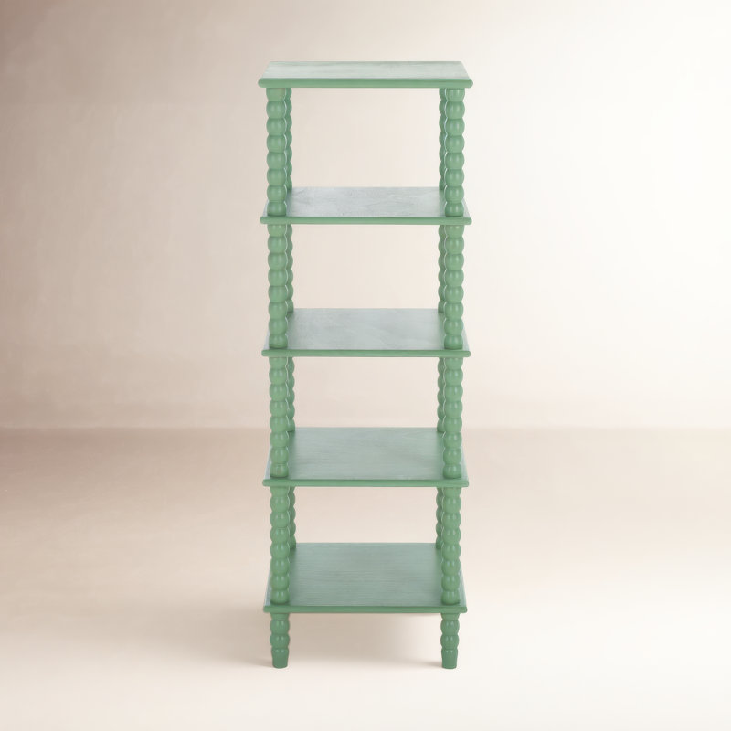 Netta 5 Tier Shelving Unit, Sage
