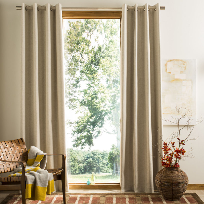 Panneau de rideau simple obscurcissant avec œillets Princetown, L 84 po x l 52 po