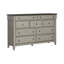 Lit de rangement, commode et miroir Cathleen-100929595