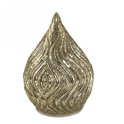 Ampoule de Noël en forme d'ampoule à DEL en verre
