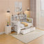 Lit de jour simple en bois avec 3 tiroirs, ports USB et bureau-1107719463