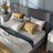 Upholstered Unfinished Platform Bed-1559074656-1559074659