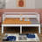 Twin Extending Bed Frame With A Pull Out Trundle, Sofa Bed With Wood Slat Support
