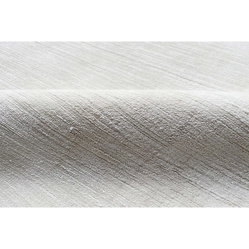 Area Rug in Light Gray, Rectangle 9' x 12'