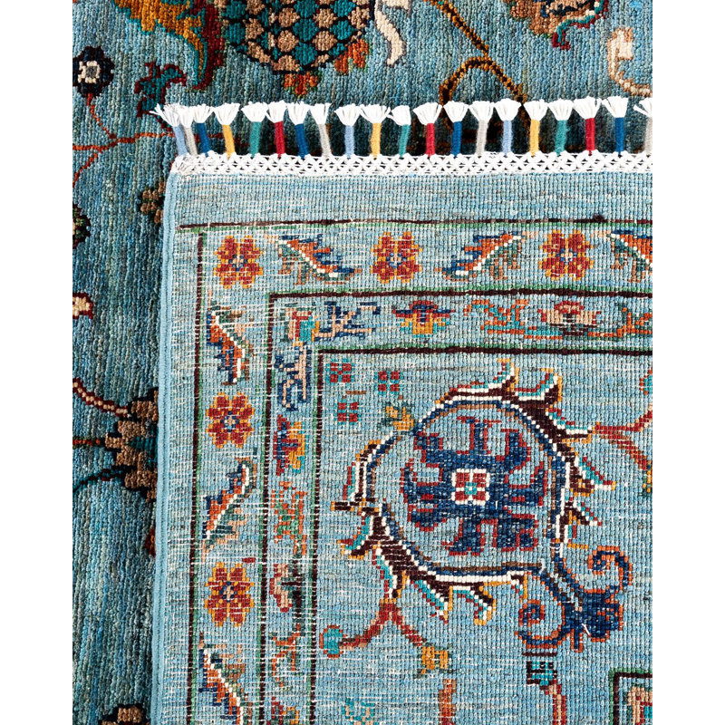 Tribal One-of-a-Kind Rectangle 9' X 11'10" Hand Knotted Area Rug
