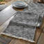 Textured Frayed Edge Table Runner-1929576469