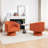Chynna Velvet Swivel Barrel Chair-686696751