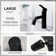 360-degree Swivel Sprayer Bathroom Faucet Head Splash-proof,dual Function 2 Water Flow Sprayer Modes Faucet,matte Black