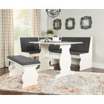 Bagwell 5–Person Upholstered Corner Breakfast Nook