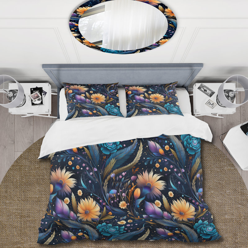 Ensemble de housse de couette Mystical Boho Boho, Housse de couette pour très grand lit et 2 très