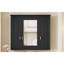 Armoire de salle de bain avec miroir, armoire à pharmacie murale avec 4 tablettes, armoire de rangement avec miroir