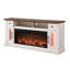 70 po ModernFarmhouseFireplace TVStandfor TVs Jusqu'à 80 po, blanc-1228895740