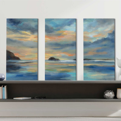 " Pacific Sunset " 3 - Pieces