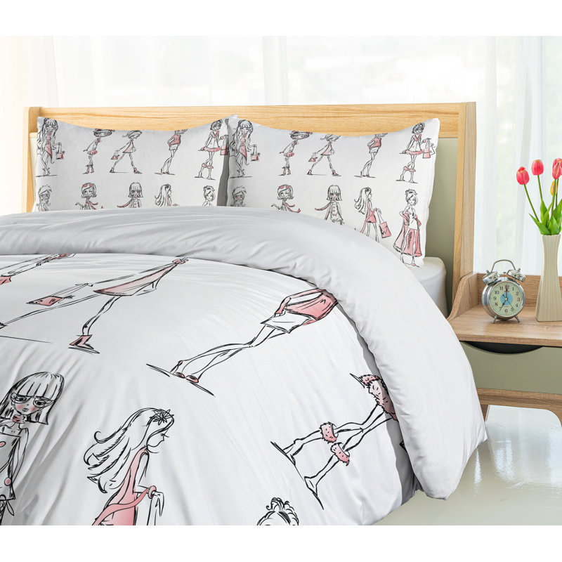 Ensemble de housse de couette mode, Housse de couette très grand et 2 taies