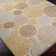 Tapis abstrait en praline Bressler