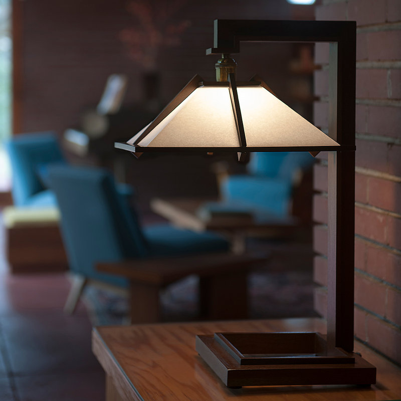 Taliesin Table Lamp, Walnut