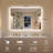 Wall-mounted Mirror with Lights – Frameless, Infinite Dimming, Anti-Fog, 3 Light Modes, Built-in Bluetooth-1307951619-1311527366