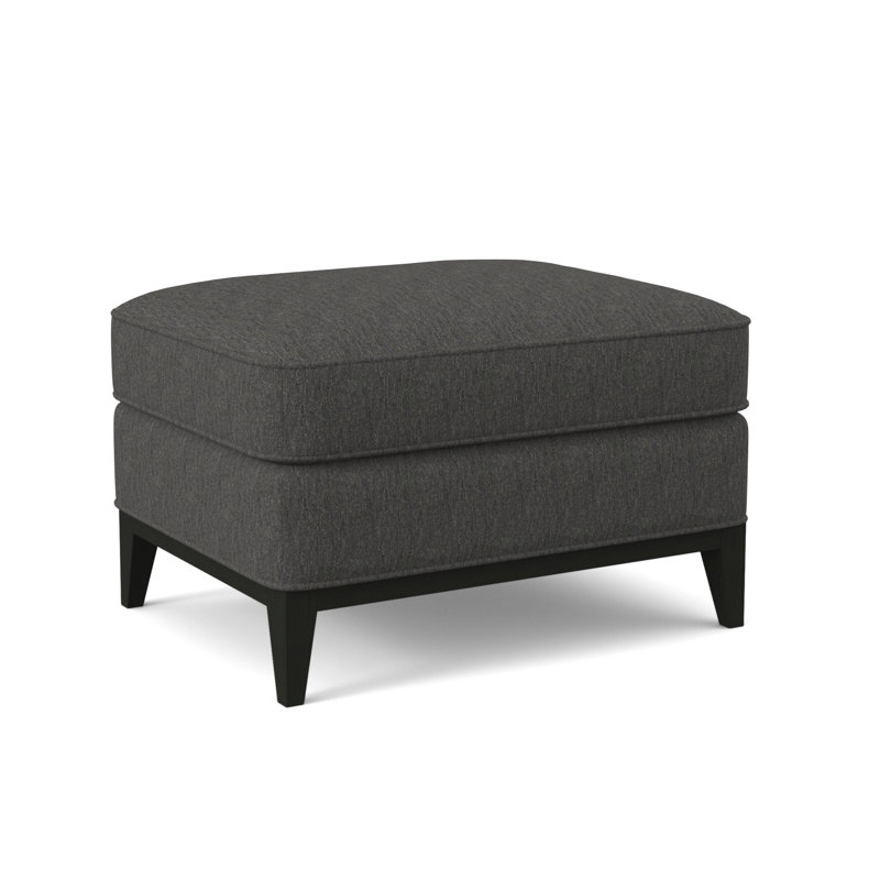 Sonoma Upholstered Ottoman, Espresso, Structure Royal Blue
