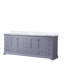 Meuble-lavabo double 84 po X P 22 po D, avec plateau en marbre de Carrare pour la maison-2071268265