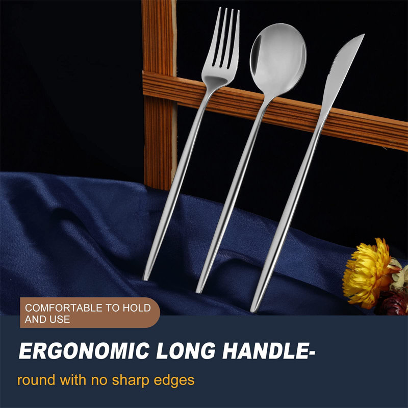 Latitude Run Anubhav 32 Piece Stainless Steel Cutlery Set , Service for 8