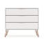 Rockefeller 35" Dresser In White (3-Drawer)-769863040