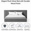 Upholstered Velvet Bed Frame-1902798200-1902798203
