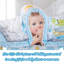 Ensemble de literie pour bébé 3 pièces avec courtepointe, drap-housse et jupe de lit