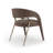 19.63 " H Upholstered Stainless Steel Armchair-112004252-112004251