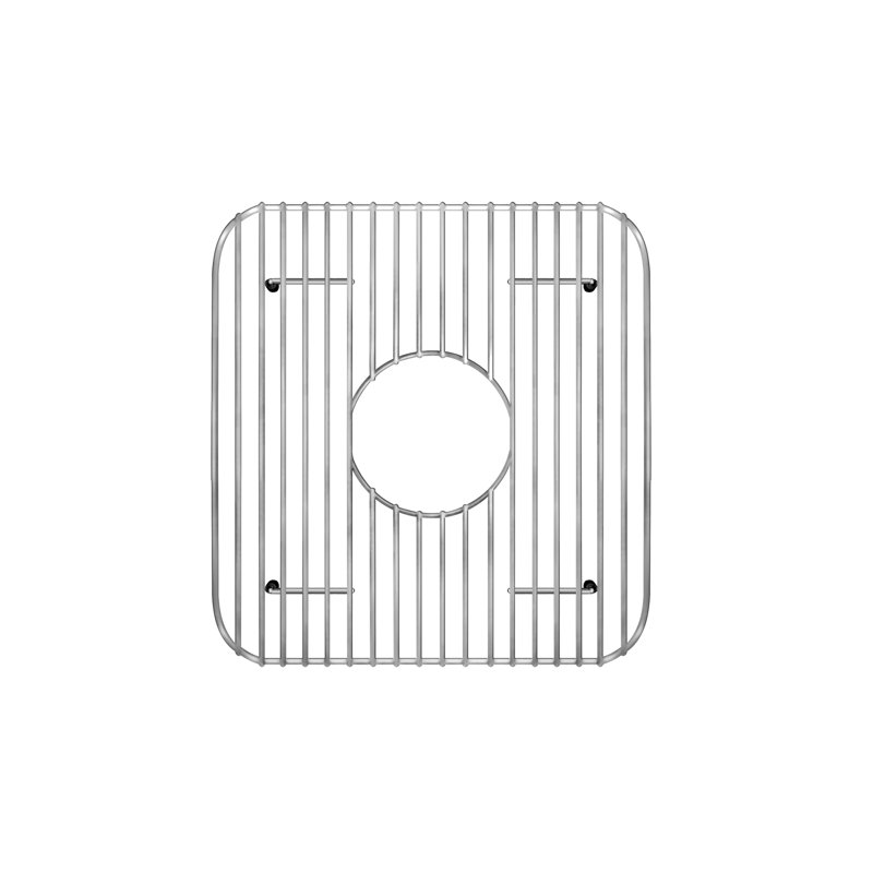 Grille d'évier en acier inoxydable pour évier en argile réfractaire Whitehaus WHQDB5542