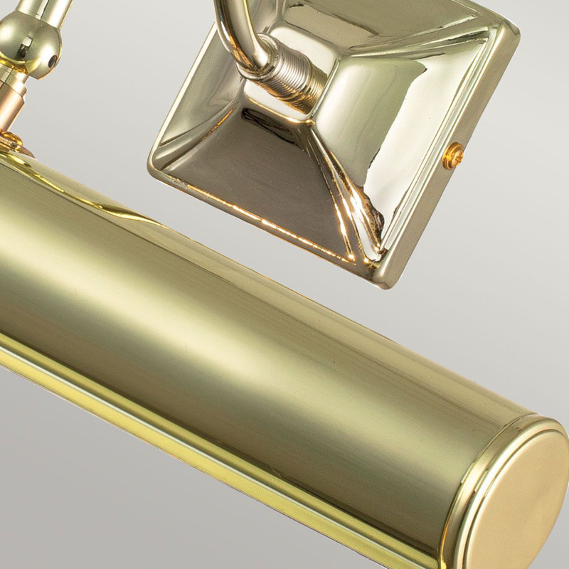 Ateeq Steel Armed Sconce, Polished Brass