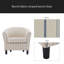 Fauteuil demi-tonneau Barrel