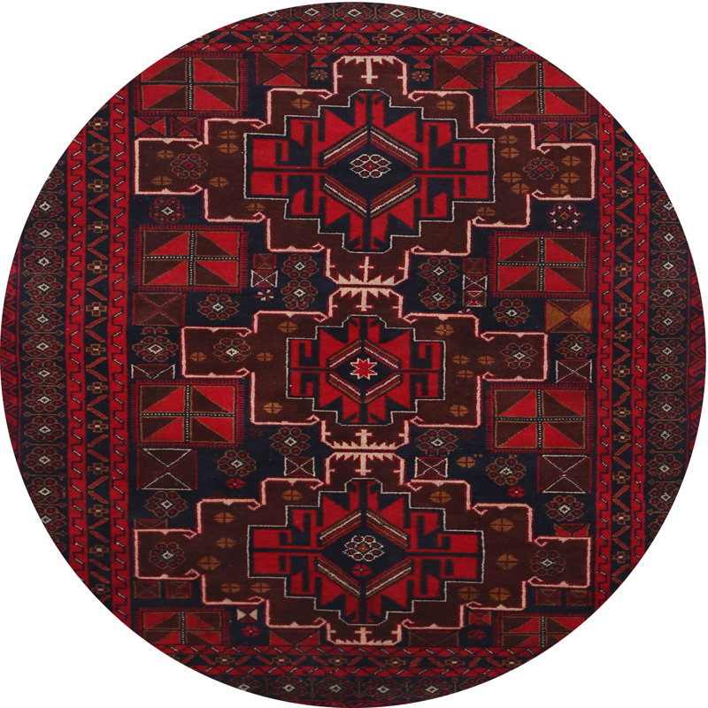 Oriental Indoor Rug, Round 8'