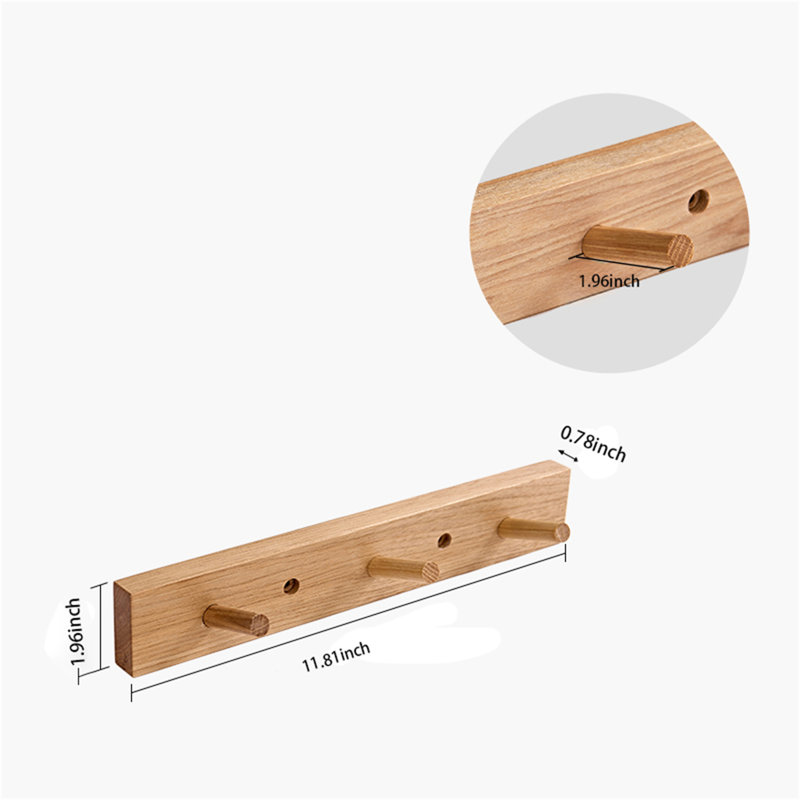 Liesegret Freestanding 3 - Hook Wall Mounted Coat Rack