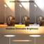 LED Uplighter Floor Lamp For Living Room, 36W Remote & Touch Control-1843682463
