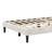 Queen Size Upholstered Platform Bed With Support Legs-1767500402