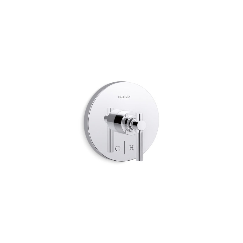 Central Park West™ Thermostatic Trim, Lever Handle, Chrome
