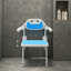 Siège de douche mural pliant avec dossier et chaise de douche réglable en hauteur, environ 330,69 lb, tabouret de douche robuste pour personnes âgées et handicapées