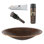 Premier Copper Products BSP5_PVOVAL20-P Bathroom Sink And Drain Package