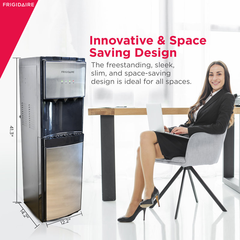 Stainless Steel Bottom Loading Hot and Cold Water Dispenser