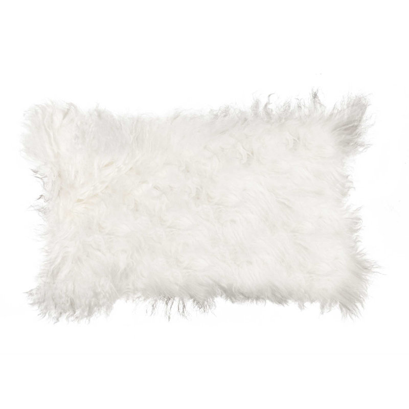 Lumbar Pillow, White