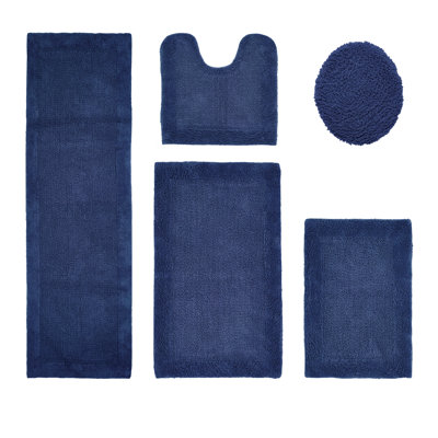 Ensemble de tapis de bain 5 pièces Makayln
