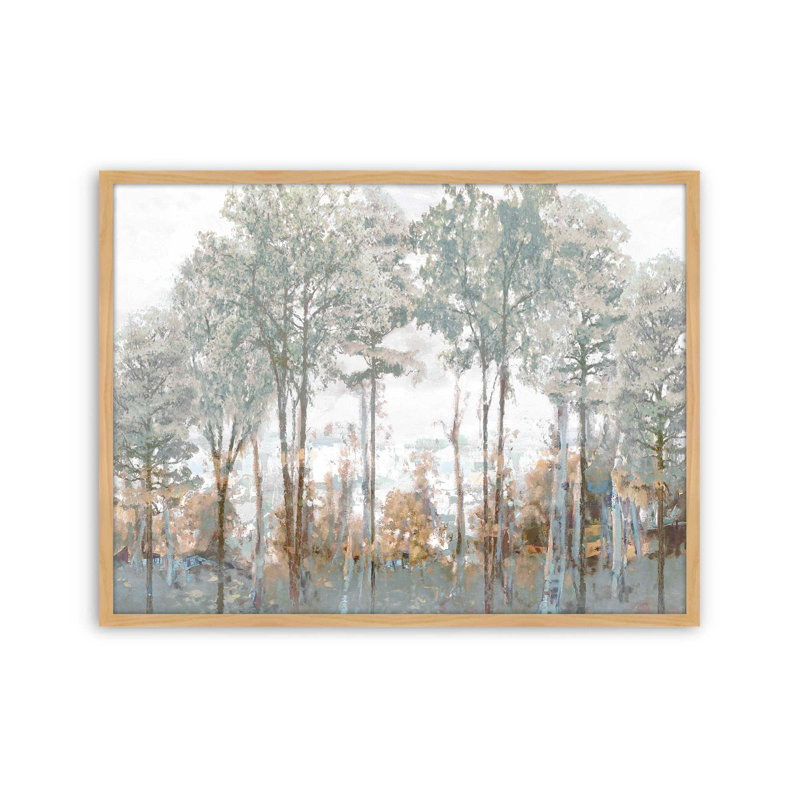 «Silver Woods» par Amber Sterling, reproduction d'art, L 40 x H 30, Tanné, Impression encadrée