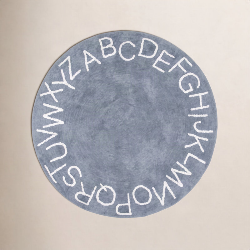 Tapis Alphabet SpinCleaneable, Rond 6 pi