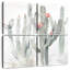 Harnek cactus jardin gris rosé II-109087219