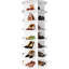 Range-chaussures rotatif 7 360 blanc