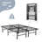 Alwyn Home 14'''' Twin Size Metal Platform Bed Foldable Mattress Foundation Tool-free Assembly-2143201664