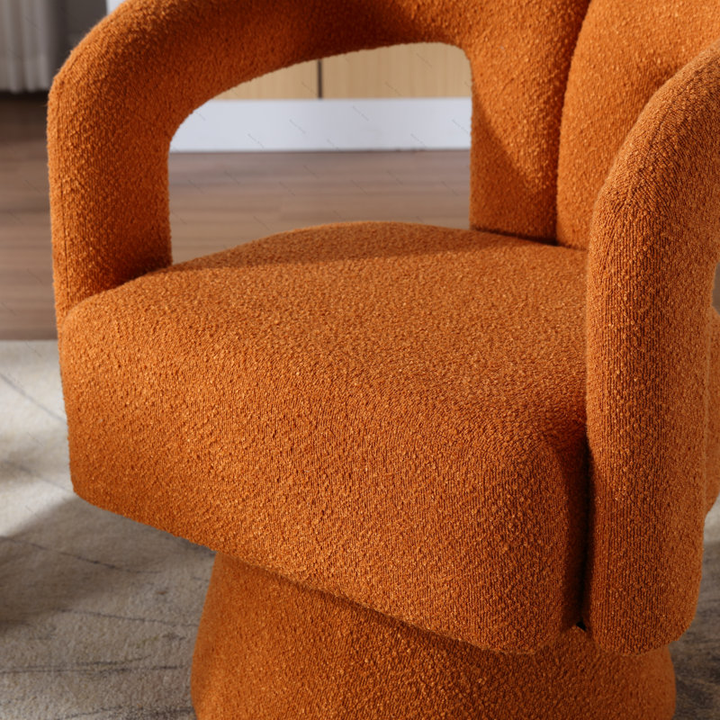 Fauteuil demi-tonneau Accent, Boucle orange