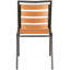 Lorell Premium All-Weather Wicker Outdoor Dining Side Chair with Cushion-48417823